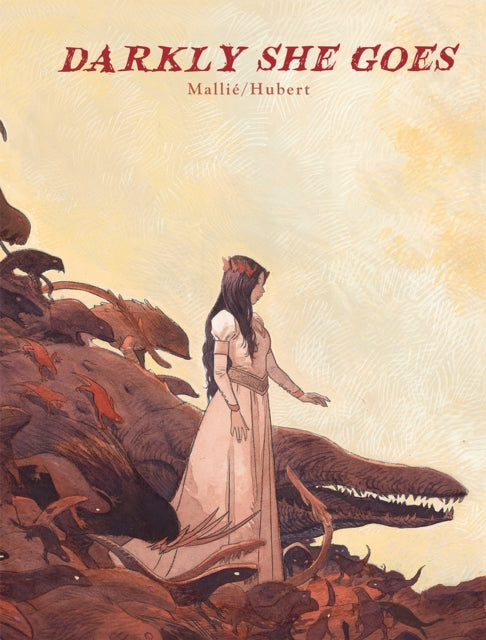 Book cover of: Darkly She Goes. By: Vincent Mallié