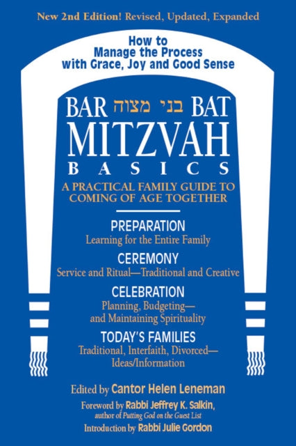 Book cover of: Bar/Bat Mitzvah Basics 2/E. By: Helen Leneman