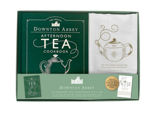 The Official Downton Abbey Afternoon Tea Cookbook Gift Set [book + tea towel]