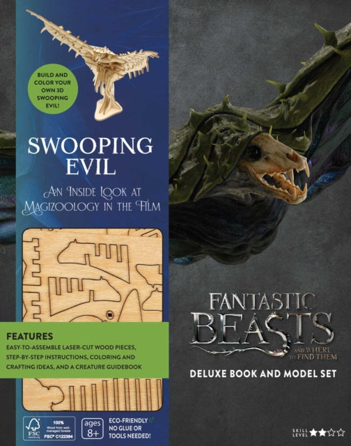 Book cover of: IncrediBuilds: Fantastic Beasts and Where to Find Them: Swooping Evil Deluxe Book and Model Set. By: Jody Revenson