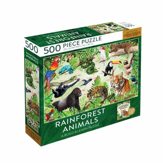Book cover of: Rainforest Animals Jigsaw Puzzle
