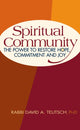 Book cover of: Spiritual Community. By: David A. Teutsch
