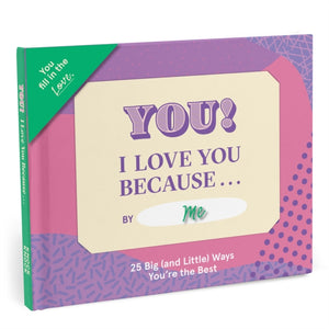 Knock Knock I Love You Because … Book Fill in the Love Fill-in-the-Blank Book & Gift Journal