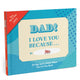 Book cover of: Knock Knock Dad, I Love You Because … Book Fill in the Love Fill-in-the-Blank Book & Gift Journal