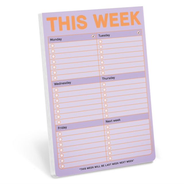 Knock Knock This Week Pad (Pastel Edition)