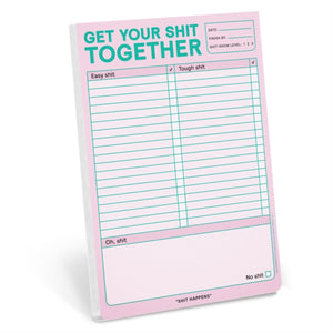Knock Knock Get Your Shit Together Pad (Pastel Edition)