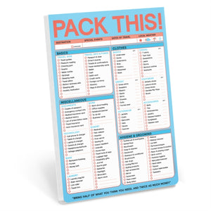 Knock Knock Pack This (Refresh) Classic Pad (Pastel Edition)