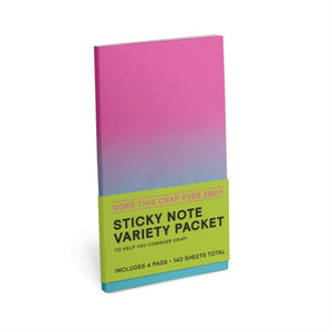 Knock Knock Does This Crap Ever End? Sticky Notes Variety Pack Set