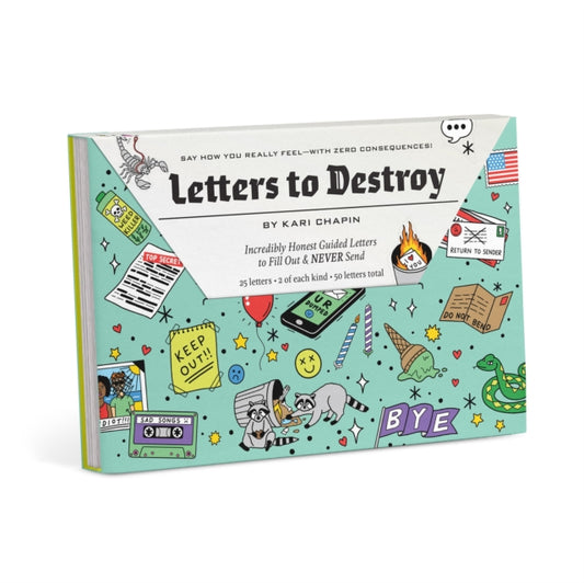 Book cover of: Knock Knock Letters to Destroy Journal