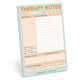 Book cover of: Knock Knock Therapy Notes Pad (Pastel Version)