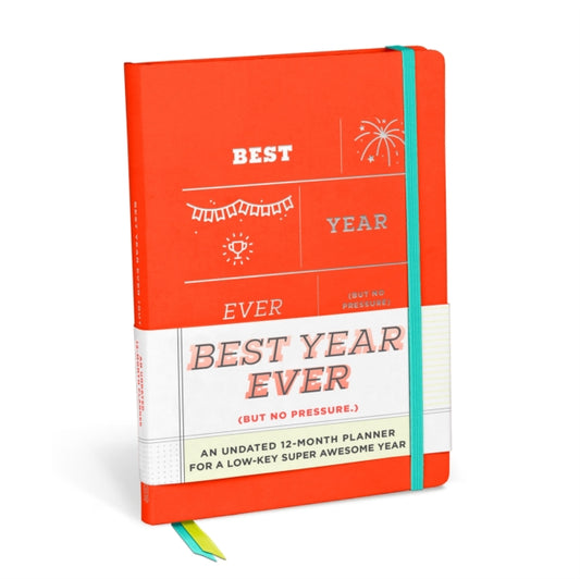Book cover of: Knock Knock Best Year Ever Large Hardcover Planner