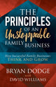 Book cover of: Principles of an Unstoppable Family-Business. By: Bryan Dodge