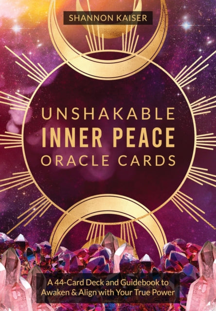 Book cover of: Unshakable Inner Peace Oracle Cards. By: Shannon Kaiser