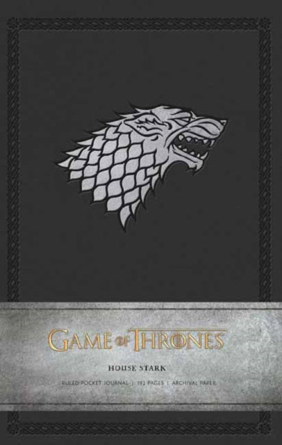 Book cover of: Game of Thrones: House Stark Ruled Pocket Journal