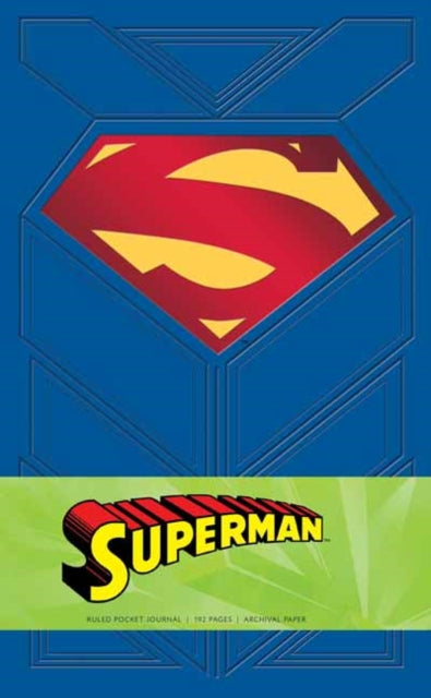 Book cover of: Superman Ruled Pocket Journal. By: Daniel Wallace