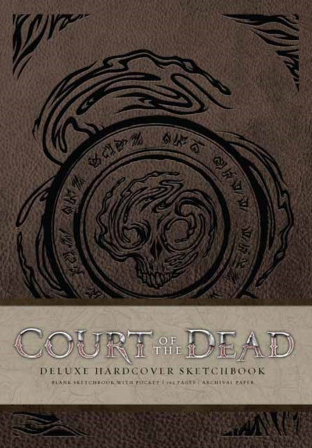 Book cover of: Court of the Dead Hardcover Blank Sketchbook. By: Jacob Murray