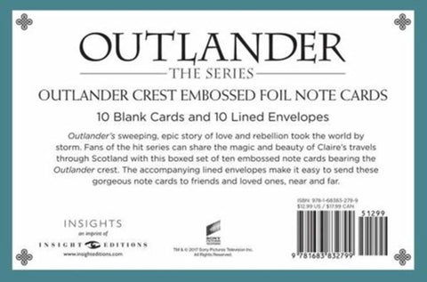 Outlander Crest: Foil Note Cards