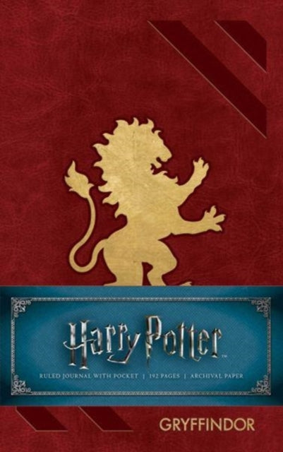 Book cover of: Harry Potter: Gryffindor Ruled Pocket Journal