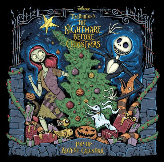 Book cover of: Nightmare Before Christmas: Advent Calendar and Pop-Up Book