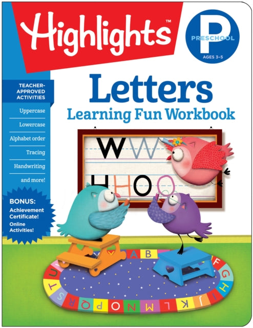 Book cover of: Preschool Letters. By: Highlights Staff