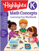 Book cover of: Kindergarten Math Concepts. By: Highlights Learning