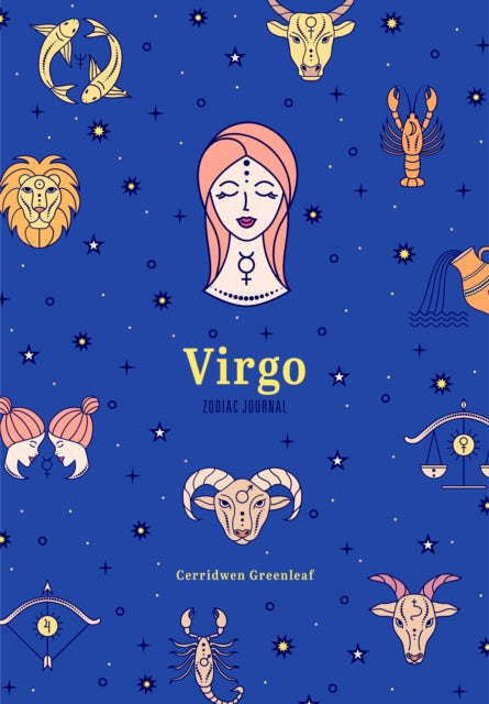 Book cover of: Virgo Zodiac Journal. By: Cerridwen Greenleaf