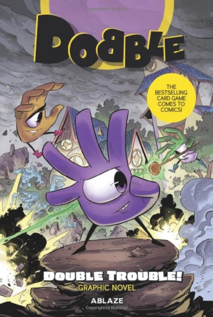 Book cover of: Dobble: Double Trouble. By: Derek Fridolfs