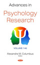 Book cover of: Advances in Psychology Research. By: Alexandra M. Columbus