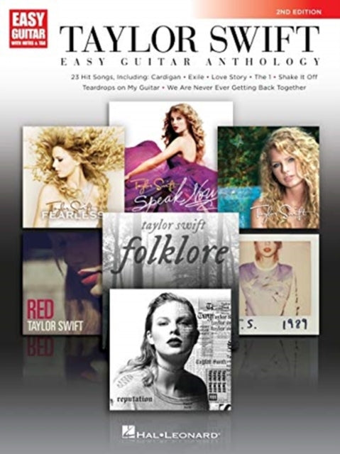 Book cover of: Taylor Swift - Easy Guitar Anthology. By: Taylor Swift