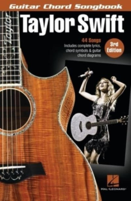 Book cover of: Taylor Swift - Guitar Chord Songbook - 3rd Edition. By: Taylor Swift