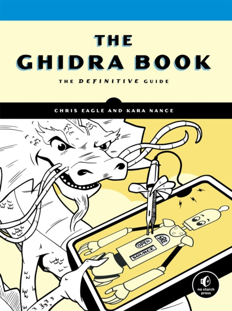 Book cover of: Ghidra Book. By: Chris Eagle