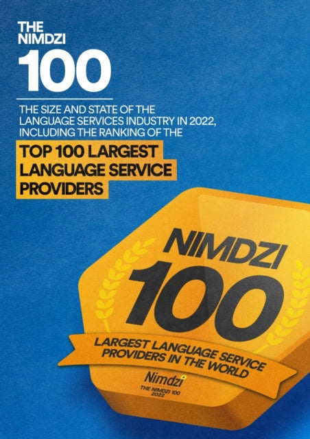 Book cover of: 2022 Nimdzi 100. By: Nimdzi Insights