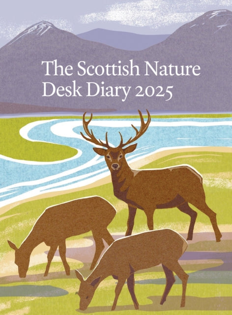 Book cover of: Scottish Nature Desk Diary 2025