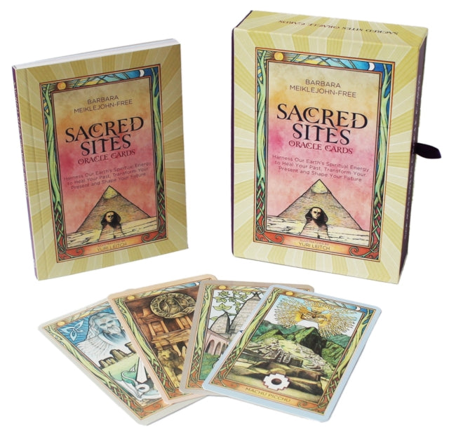 Book cover of: Sacred Sites Oracle Cards. By: Barbara Meiklejohn-Free