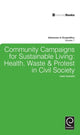 Book cover of: Community Campaigns for Sustainable Living. By: Liam Leonard