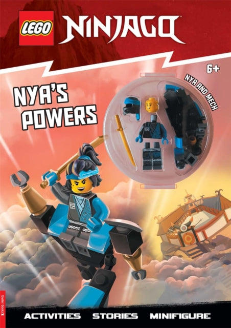 Book cover of: LEGO® NINJAGO®: Nya's Powers Activity Book  (with Nya LEGO minifigure and mech). By: LEGO®