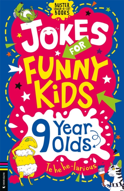 Book cover of: Jokes for Funny Kids: 9 Year Olds. By: Jonny Leighton