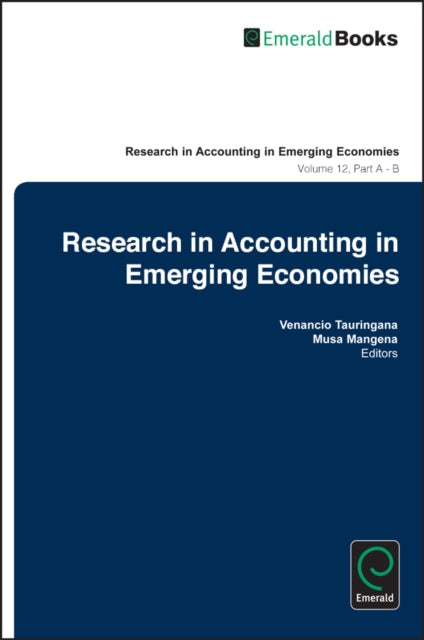 Book cover of: Research in Accounting in Emerging Economies. By: Venancio Tauringana
