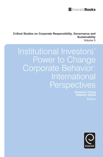 Book cover of: Institutional Investors' Power to Change Corporate Behavior