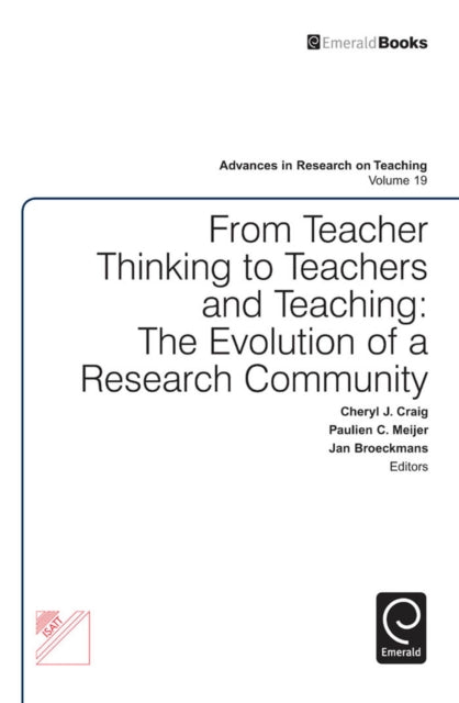 Book cover of: From Teacher Thinking to Teachers and Teaching. By: Cheryl J. Craig