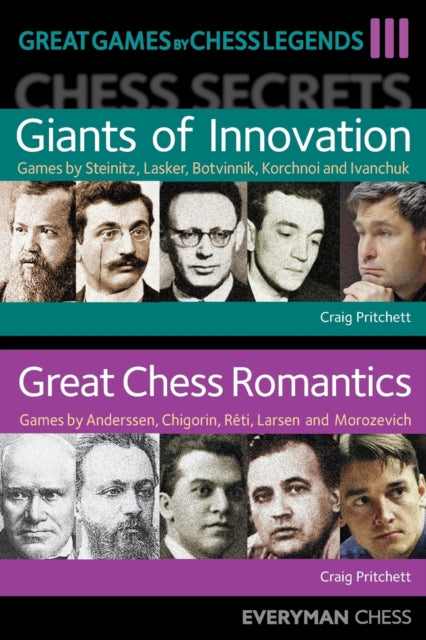 Book cover of: Great Games by Chess Legends, Volume 3. By: Craig Pritchett