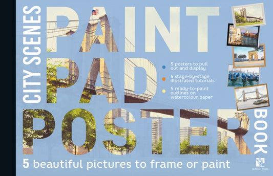 Book cover of: Paint Pad Poster Book: City Scenes