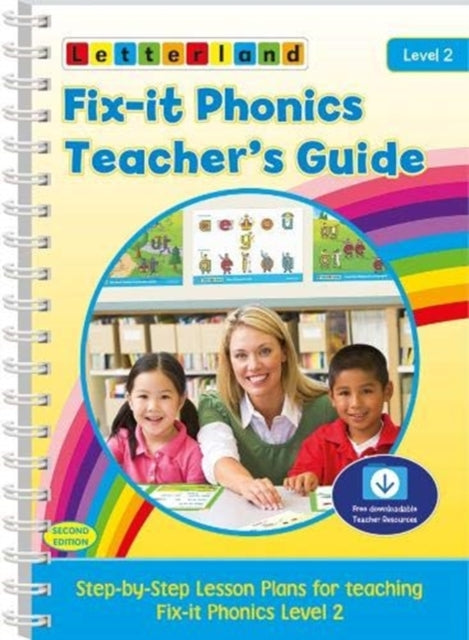 Book cover of: Fix-it Phonics - Level 2 - Teacher's Guide (2nd Edition). By: Lisa Holt