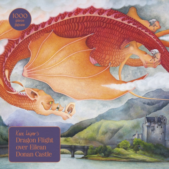 Book cover of: Dragon Flight over Eilean Donan Castle: 1000-piece jigsaw