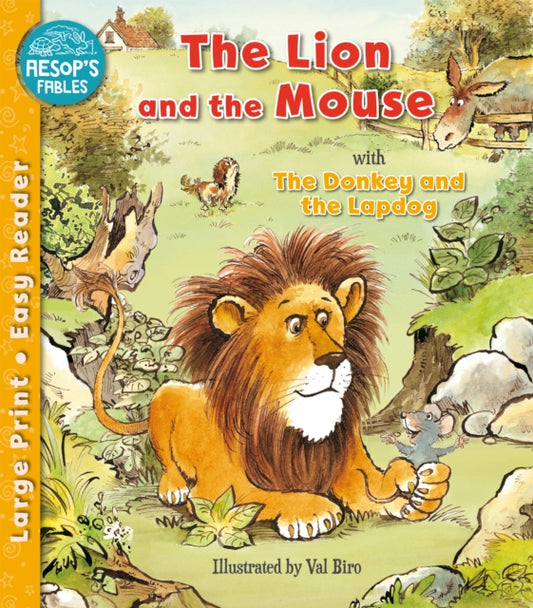 Book cover of: Lion and the Mouse & The Donkey and the Lapdog. By: Sophie Giles