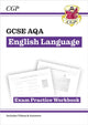 Book cover of: New GCSE English Language AQA Exam Practice Workbook - with Answers and Videos (for exams from 2026)