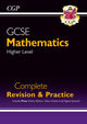 Book cover of: GCSE Maths Complete Revision & Practice: Higher inc Online Ed, Videos & Quizzes