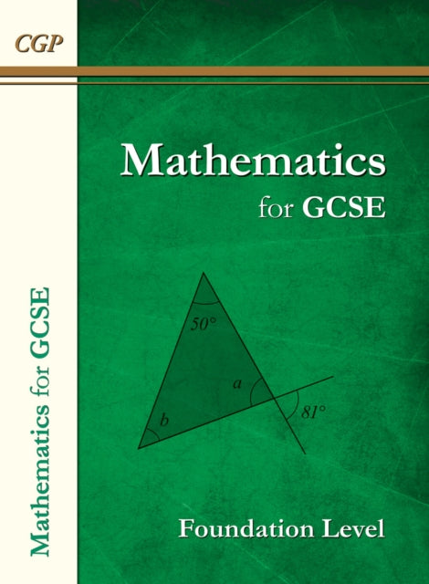 Book cover of: Maths for GCSE Textbook: Foundation - includes Answers