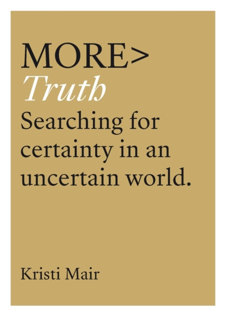 Book cover of: More Truth. By: Krisi Mair
