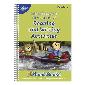 Phonic Books Dandelion Readers Reading and Writing Activities Set 1 Units 11-20
